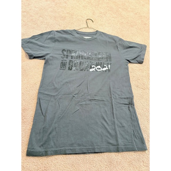 Bruce Springsteen Other - Bruce Springsteen on Broadway 2021 Concert T-Shirt Mens Charcoal Gray MED